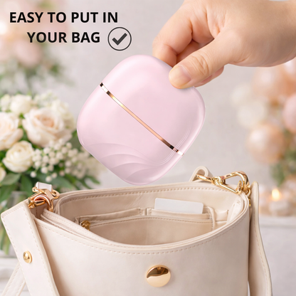 Electric Heating Hair Straightener Brush Portable